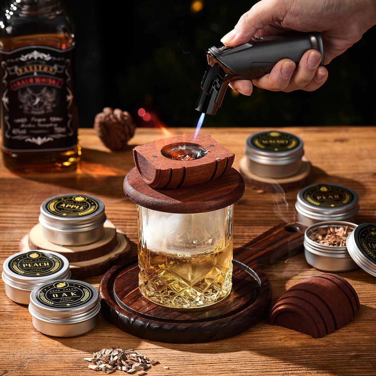 Barrel Aged Whiskey Smoker Kit